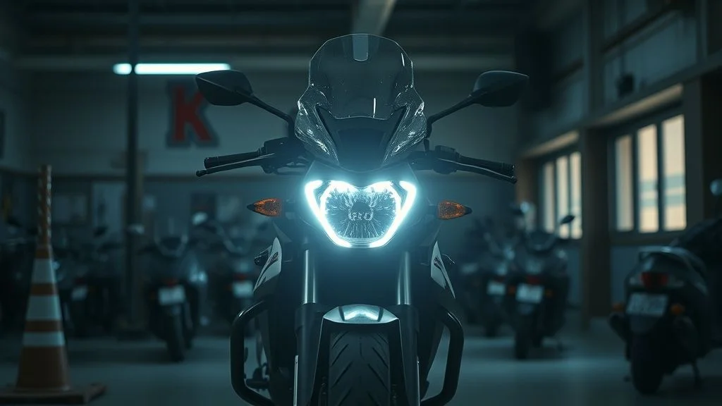 Valor para trocar farol de moto por LED legalizado